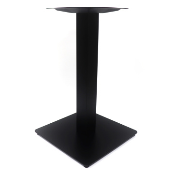 قاعدة طاولة طعام معدنية حديثة باللون الأسود