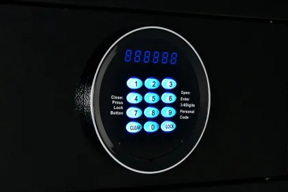 Small Hotel Safety Box: Dial Code Safe Box with Anti-Fire Protection