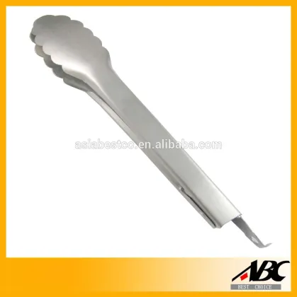 Flower Shape Stainless Steel Kitchen Salad Tong
