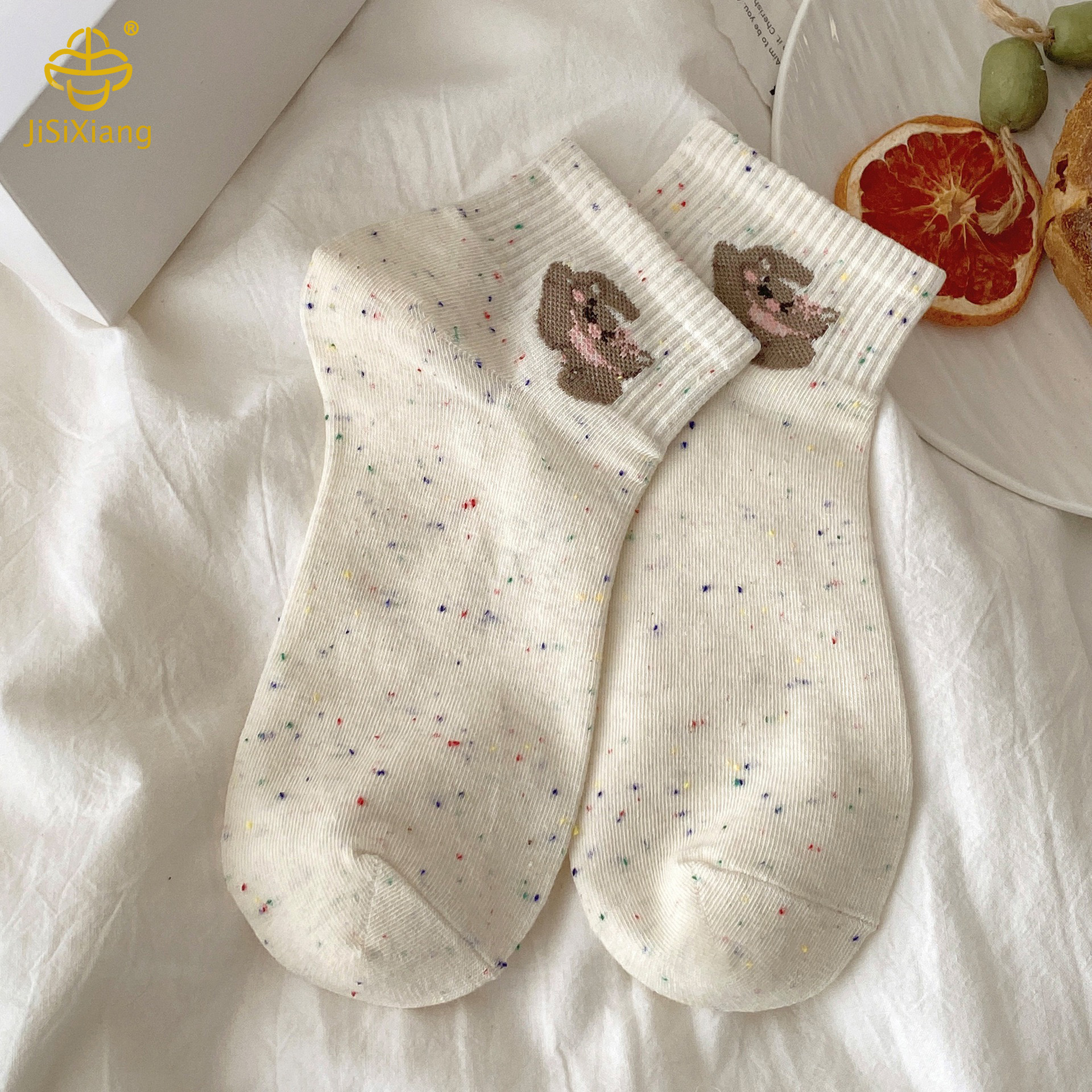 Bear socks breathable boat socks