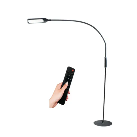 Dimmable LED Floor Lamp with Gooseneck and Remote Control Touch Switch for Reading and Office Use