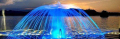 lampu kolam renang 170mm cahaya pancutan air