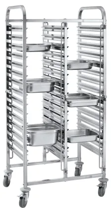 Square Tube Bakery Bread Rack Trolley