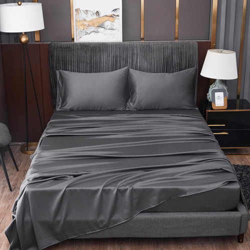 Conjunto de lençóis de bambu natural para um sono saudável