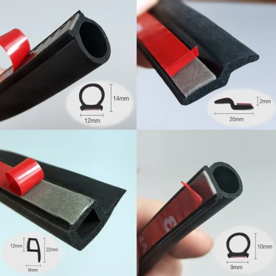 Car Door Seal Strip Auto Stickers Rubber D Z P Type Noise Insulation Anti-Dust Soundproofing Sealing Strips Interior Accessories
