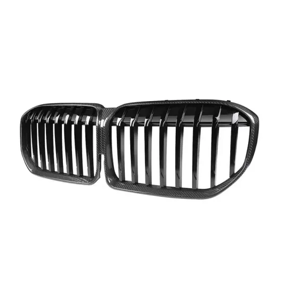 2020-22 BMW 7 Series G11 LCI Dry Carbon Fiber Rear Grille Replacement Kit