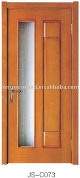 Glass Interior Wood Door