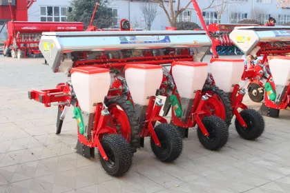 Agro air-suction precision 6 row seeders with fertilizer