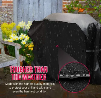 Grill BBQ Cover 600D Waterproof Gas Barbecue Covers For Weber Brinkmann Char Broil Grills