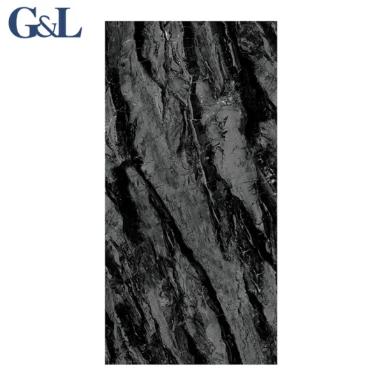 Black Porcelain Tile for Bathroom, Lobby, and Office Flooring