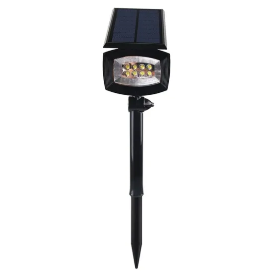 Split solar garden lights for parks