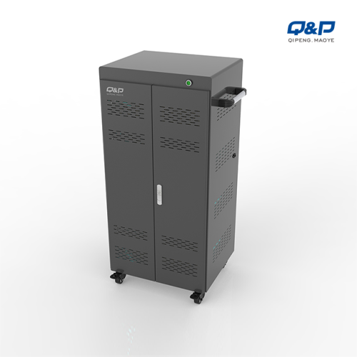 Laptop timer control charging cart for school