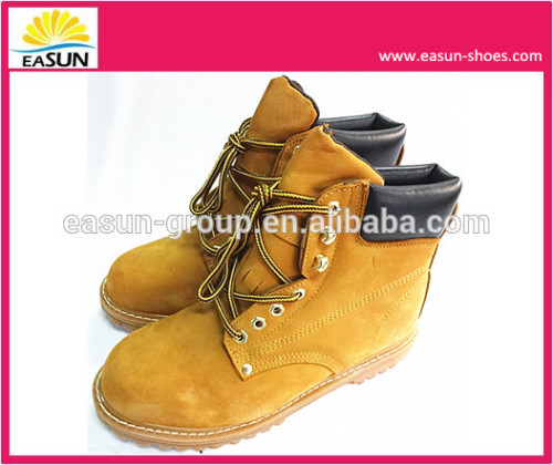 Genuine Leather Upper Material and Steel Toe Feature goodyear Work Boots