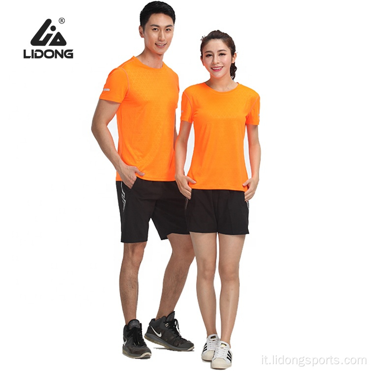 T-shirt con stampa a sublimazione all&#39;ingrosso LiDong personalizzata a buon mercato
