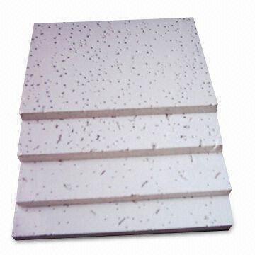 Mineral Fiber Boards with Acoustic Installation Material, 300 and 600mm Width