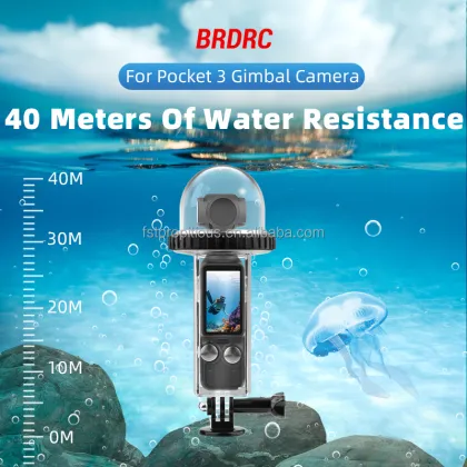 BRDRC Anti-Fog Waterproof Case for DJI Osmo Pocket 3 Camera