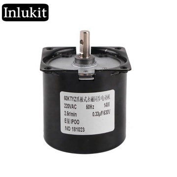 Micro Gear Motor: 2.5 RPM, 60kTYZ Claw Pole Synchronous Motor