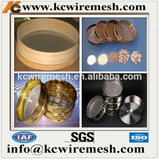 stainless steel sieve for silica sand factory