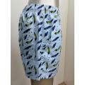 Feather printed men's beach shorts