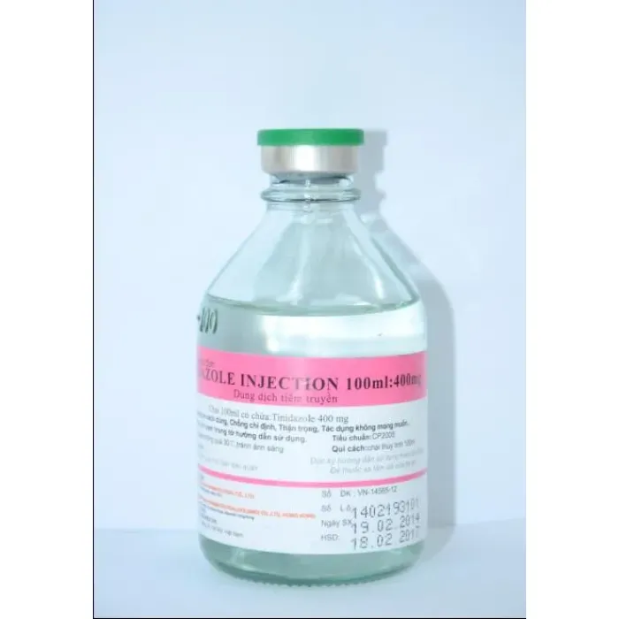 حقن/حقن تينيدازول في الطب الغربي