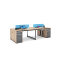 2 Person Workstation Desk modern high quality office workstation for 2 person Manufactory