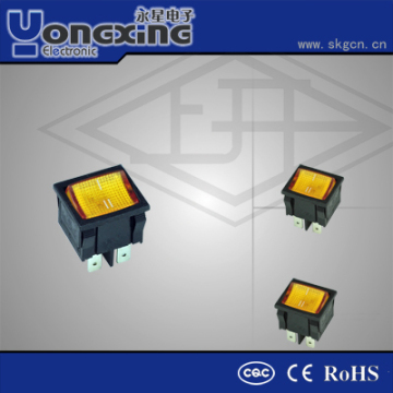 6A /10R 250V AC 1/3HP/15R 125V AC Lamp/ Light Rocker Switch