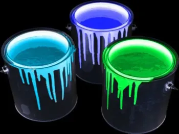 Photoluminescent Paint Yellow Green