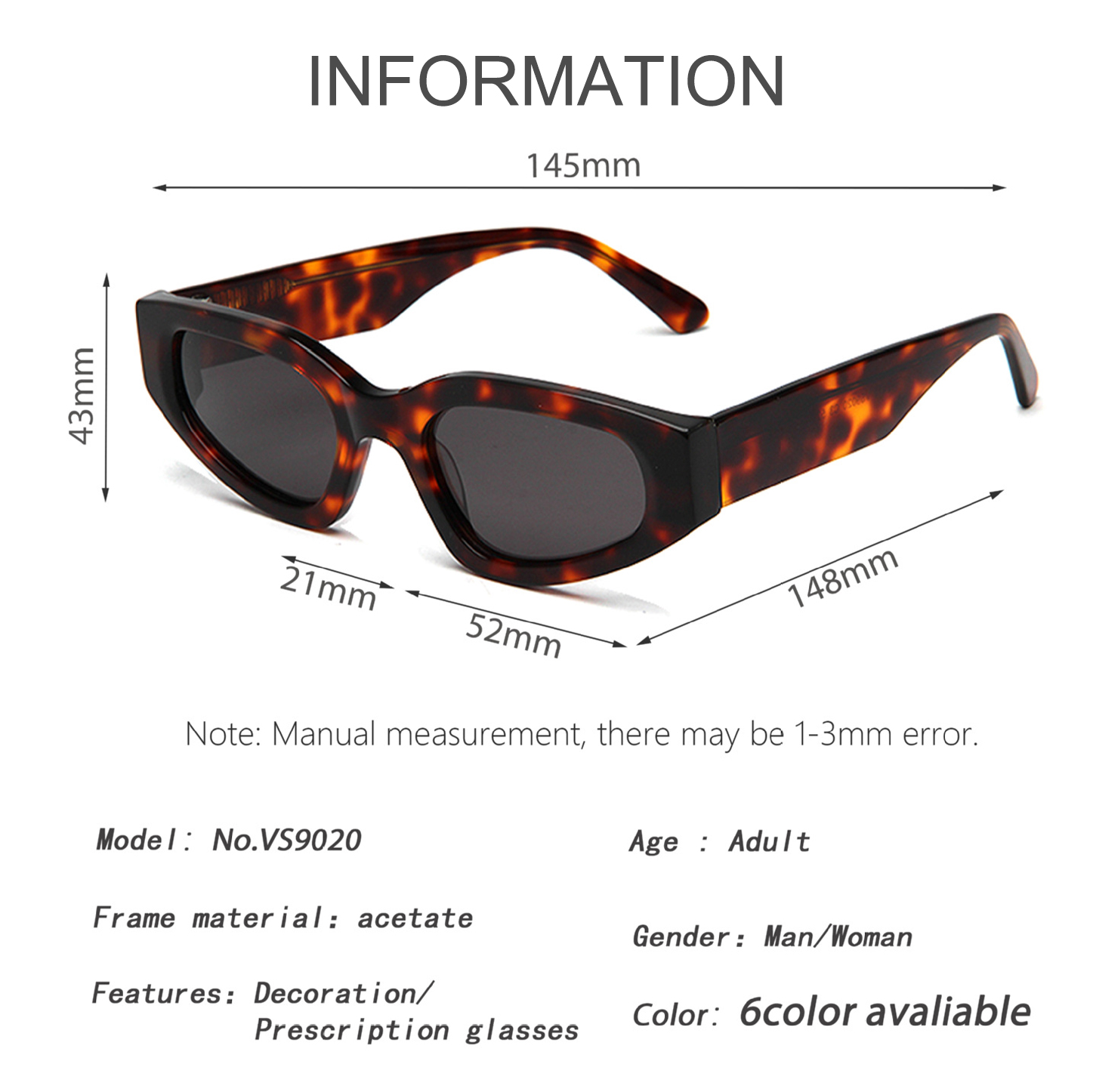Multi - Style Acetate Eyewear