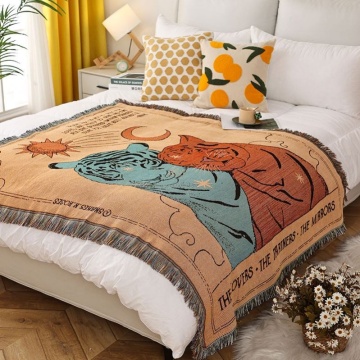 Custom Professional Woven Tapestry Blankets: Personalize Your Space with Unique Art Pieces