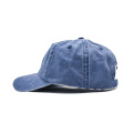 Capota de algodón de lavado azul gorro de papá jean