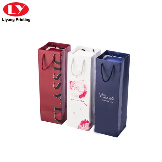 colorful wine box for single bottle of wine