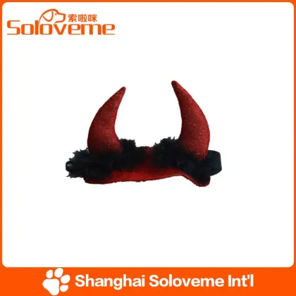 Hot sale red antler hat christmas hat