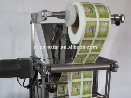 High performance automatic solid snacks packing machine