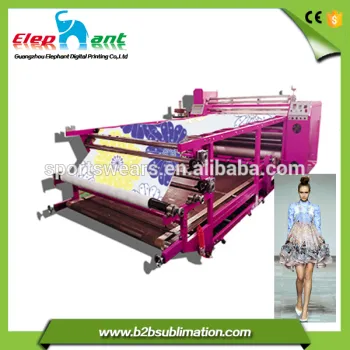 Hot selling roller heat transfer machine for transfer printing in 1.7m/2m wide