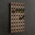 Wooden Wall Hanging Wine Rack With Holes