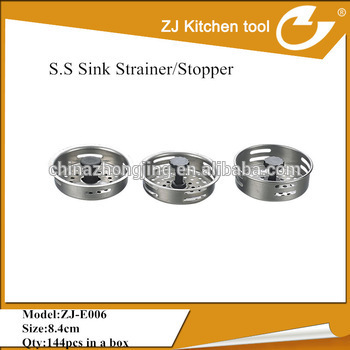 Zhejiang high quality stainless steel sink strainer&stopper