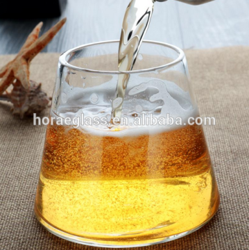 Creative Glass Cup Wine Beer Tea Milk Coffee Handmade Transparent Cup Gift