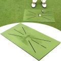 Golf Training Mat With Swing Track