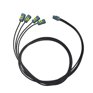 Mini fakra vrouwelijke lvds 4 -pins tot GPS fakra -z vrouwelijke adapterkabel voor Automotive RF -toepassingen