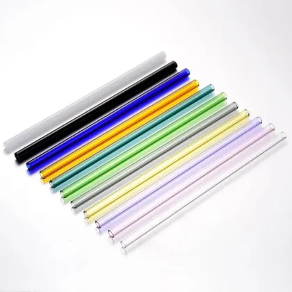 Eco Friendly Borosilicate Glass Straws Drinking Straw