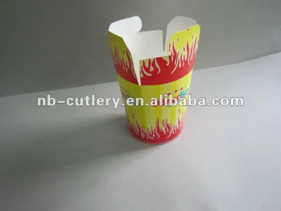 Round 16oz noodle box