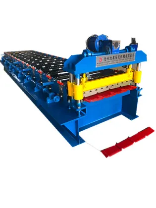 colored steel roof tiles making forming machine