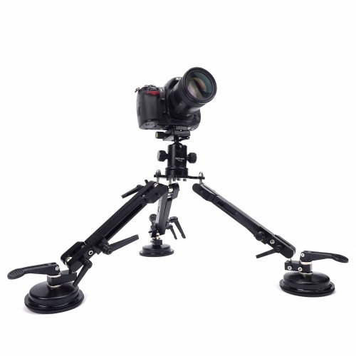 Lightweight aluminium alloy car vehicle tripod turnstile for camera