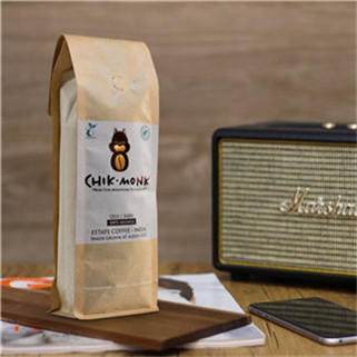 2lb Kraft Paper Coffee Bags PLA Lined 