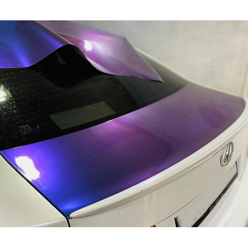 Gloss Diamond Car Vinyl bungkus biru biru