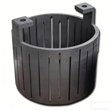 Componentes de grafite de qualidade premium com gaiolas de aquecimento