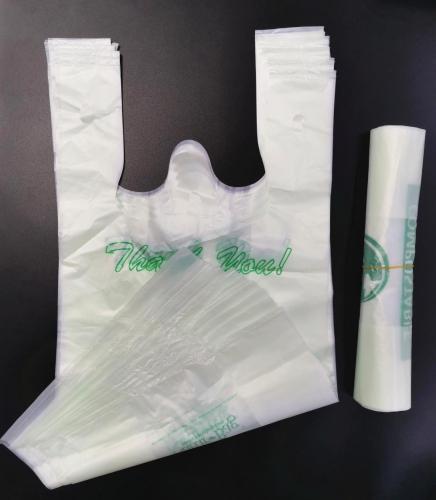 PLA 100% Biodegradable Compostable T Bolsas de compras
