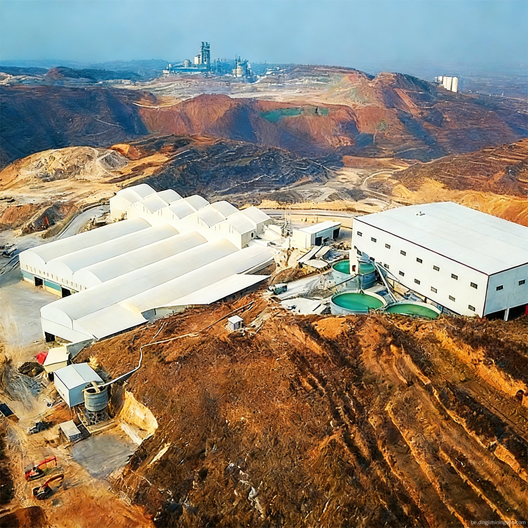 Індывідуальная лінія драбнення жыльнай пароды вугалю