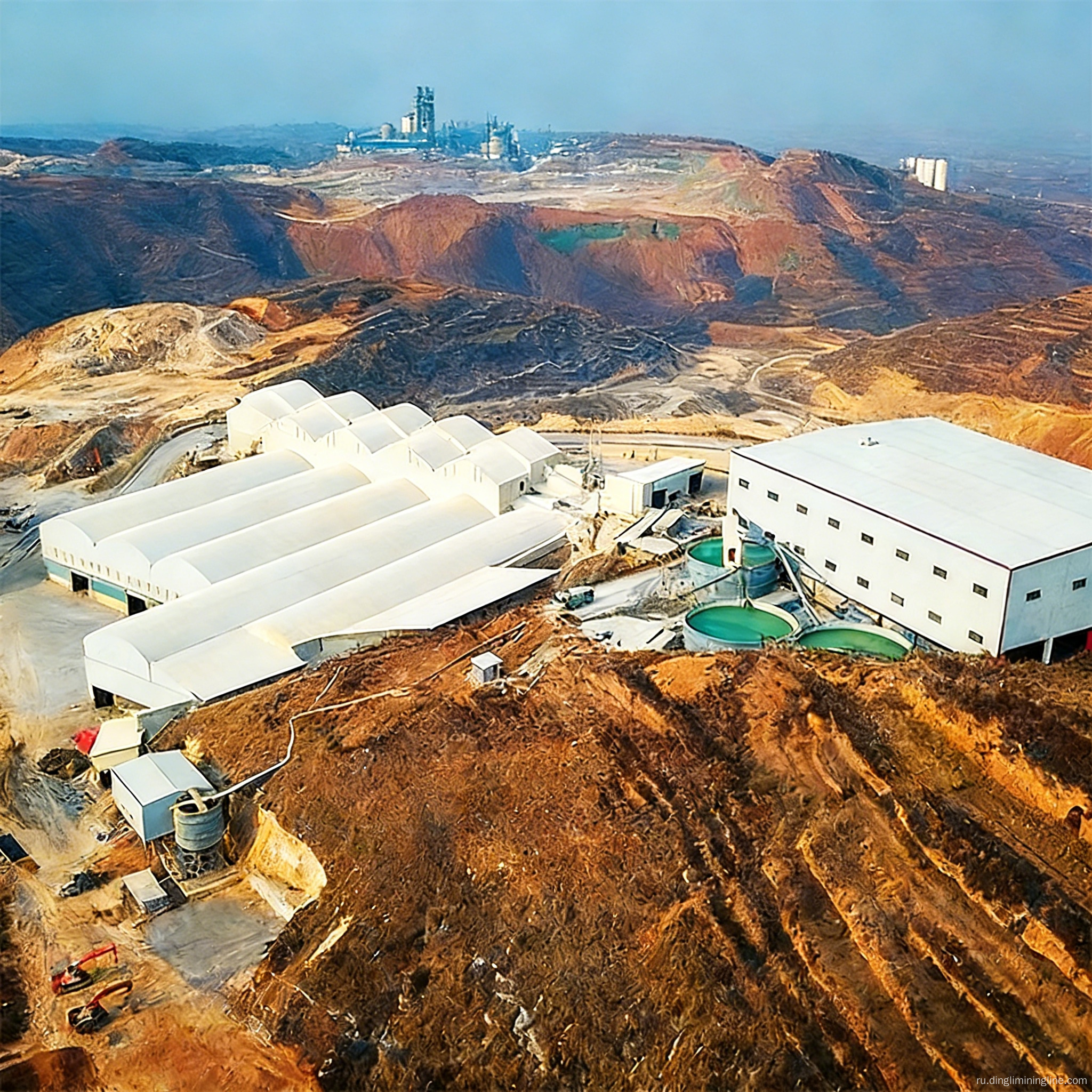 Линия дробления пустой породы угля по индивидуальному заказу