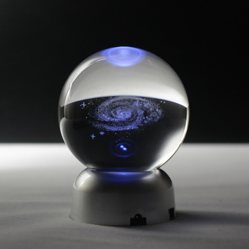 Colorful LED Pedestal Base with USB for 60mm Crystal Ball